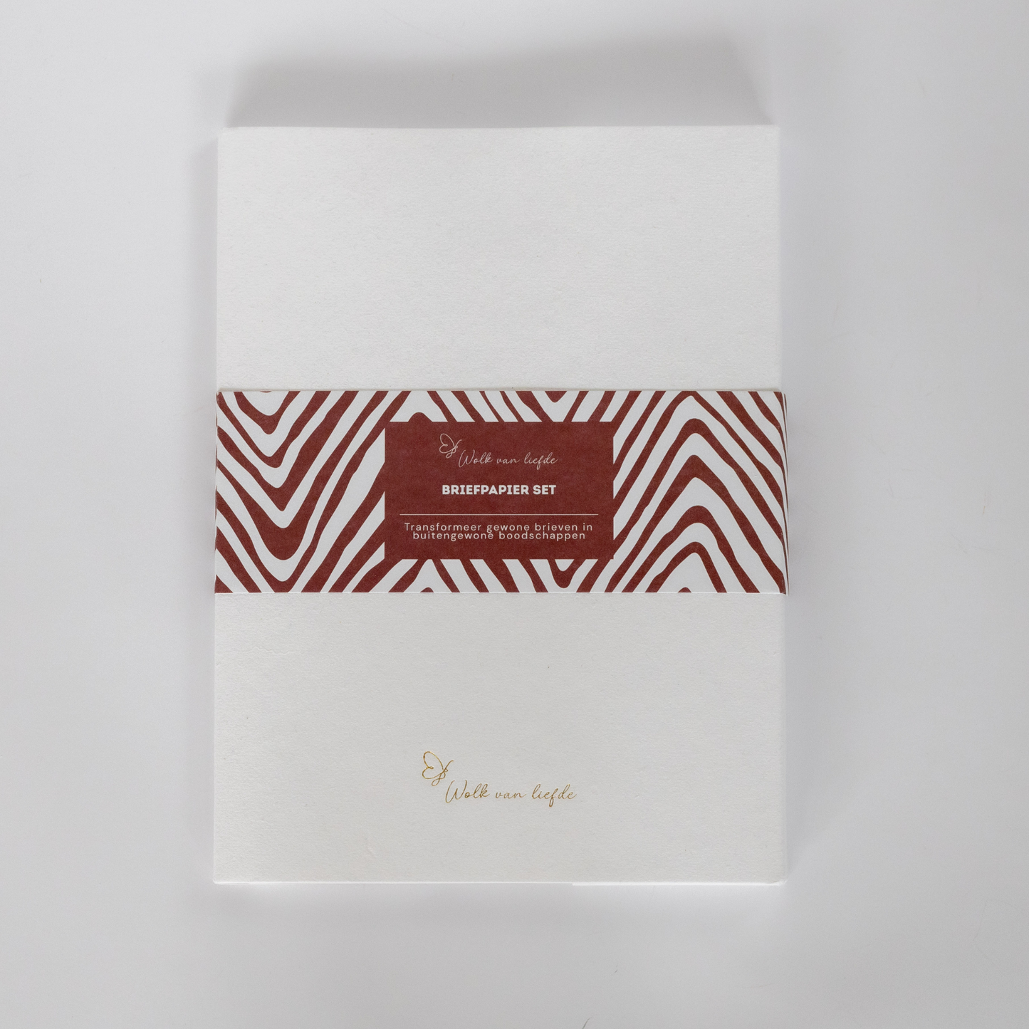 Duurzaam briefpapier van gerecycled katoenpapier